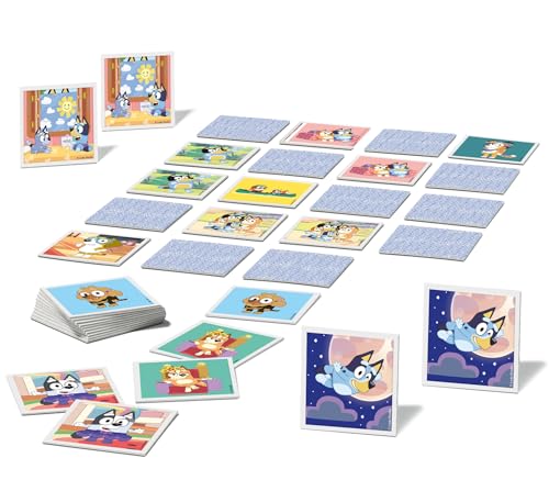 Ravensburger - Jeu Éducatif - Grand Memory® - Bluey - Un Premier Jeu éducatif mêlant Observation, Association et mémorisation - À partir de 3 Ans - 22646
