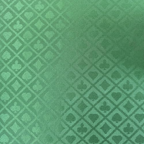 Speed Cloth Poker Table Fabric - 108X60 Inch Section of Casino Card Game Table Felt Top Cover Accessories - Green