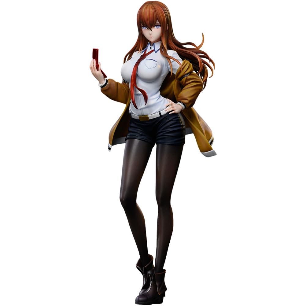 Anjinguang Makise Kurisu Figure Anime Girl Figures Standing Pose Model 22cm