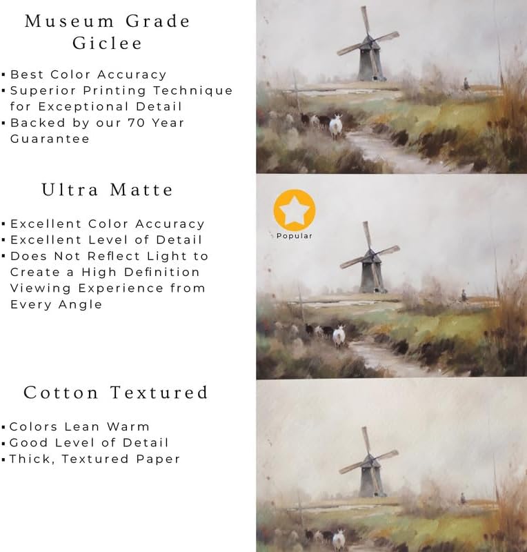 Miniatura 5 de Madelynn Ave Póster de pintura de pared ultra mate, decoración de pared de acebo de invierno, Navidad, póster impreso para sala de estar,