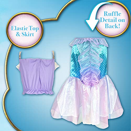 Disfraz Ariel La Sirenita 2 piezas talla 4-6X miniatura 6