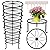 Faburo 7-pack Metal Plant Stands, Plant Stand Outdoor Clearance, Anti-Rust Iron Flower Pot Stand Outdoor Indoor, Heavy Duty Black Plant Stand Indoor, Rustproof Metal Planter Container Round Supports