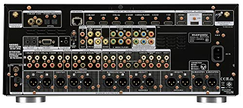 Marantz AV7705 - 11.2 Channel AV Audio Component Pre-Amplifier | IMAX Enhanced, Auro-3D & Dolby Surround | Wi-Fi, Bluetooth, AirPlay 2 & HEOS + Alexa
