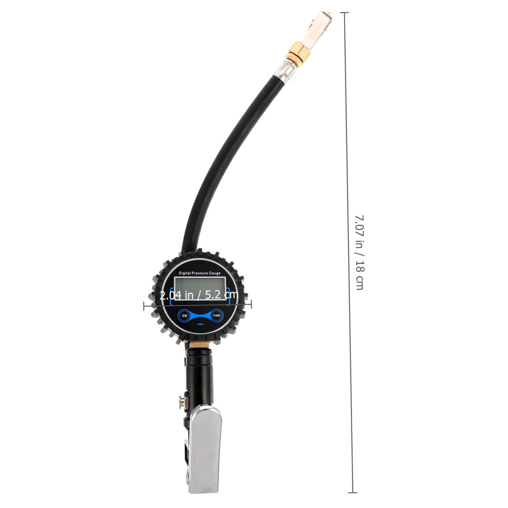 1set Manometro Digitale Per Pneumatici Con Display e Gonfiatore Kit Completo Per Auto Facile Da Usare e Portatile