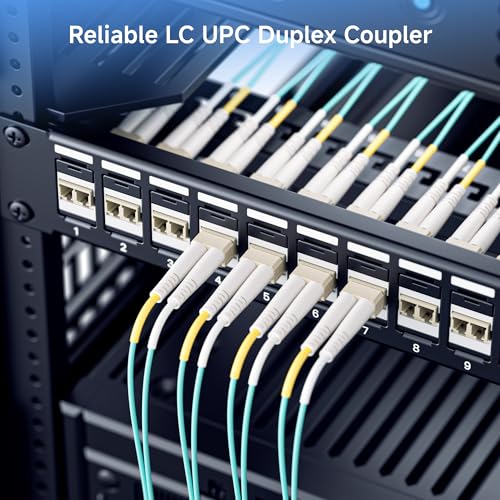 Coupleur Keystone LC duplex Lot de 10 multimode OM3 OM4 et monomode OS2 Cable Matters - 2