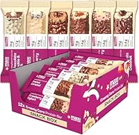 MaxiNutrition Creamy Core Bar MIX BOX, 6 Sorten (12 Riegel x 45 g), Jede Sorte enthält mindestens 14 g Eiweiß pro Riegel, Low Sugar, ohne Zuckerzusatz, ohne künstliche Aromen