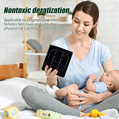 30 Pcs Baited Mouse Trap, Glue Traps, Adhesive Rat Trap, Plastic Sticky Straps, Pest Control Traps For Household Pests Mouse Traps House Indoor Outdoor, Simple And Easy To Use (5.9 X 5.1 Inch) #TOP5