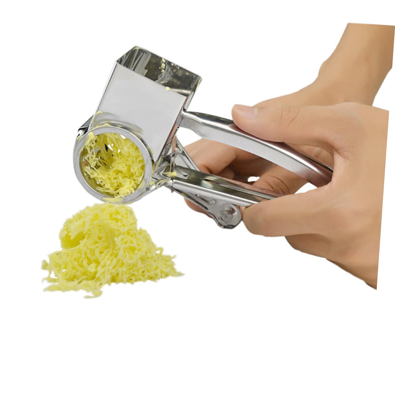 Alipis 5pcs Cheese Grater Set Stainless Steel Rotary Shredder Planer Tools for Fine and Coarse Grating Easy Gadget for Effortless Food Preparation
