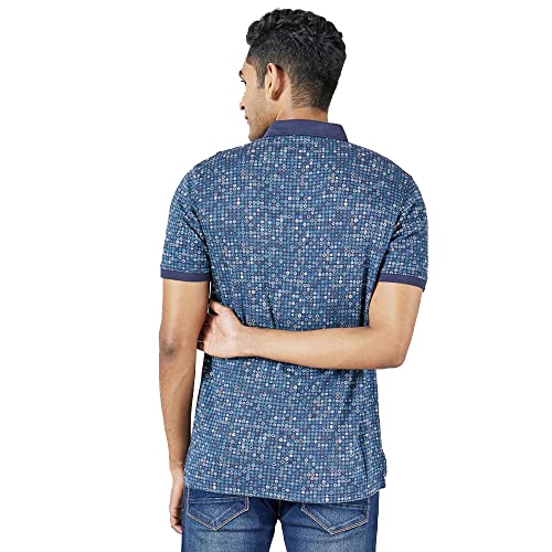 Image of VETTORIO FRATINI by Shoppers Stop Printed Cotton Regular Fit Mens T-Shirt