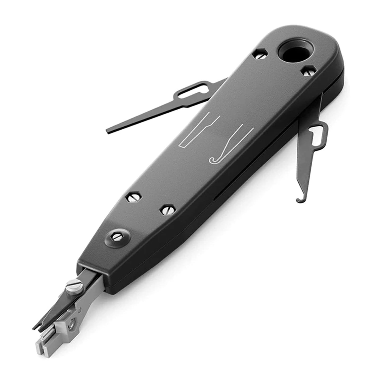 Maxtonser Wire Stripping Strippers RJ11 RJ45 Telecoms Phone Wire Cable Punching Down Networking Tool Crimping Tool Ergonomic