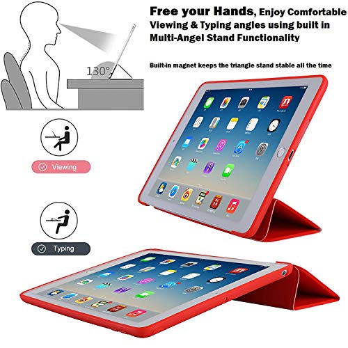 Image of DuraSafe Cases for iPad Air 3rd Gen 10.5 inch 2019 Silicone Case A2152 A2123 A2153 A2154 MUUL2HN /A MUUK2HN /A MUUJ2HN /A MUUT2HN /A MUUR2HN /A MUUQ2HN /A MV172HN /A MV162HN /A MV1G2HN /A MV1F2HN /A MV1D2HN /A Red