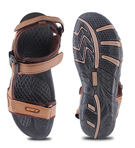 Image of Sparx Men's Sandal, Tan Brown, 6 UK