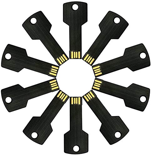 Chiavetta usb in metallo con chiavetta di memoria a U 32 GB nero