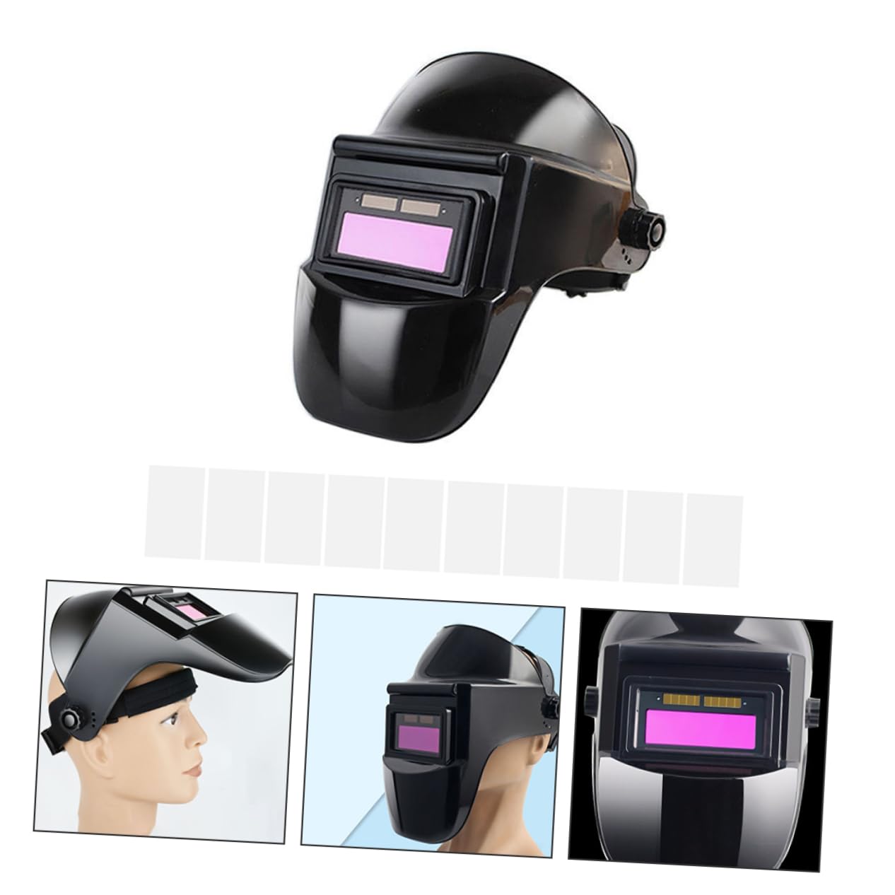 Uonlytech 2 Juegos gafas de máscara de soldadura gafas para soldar gafas soldar gafas de soldadura por gafas de soldadura con oscurecimiento automático pantalla facial de soldadura