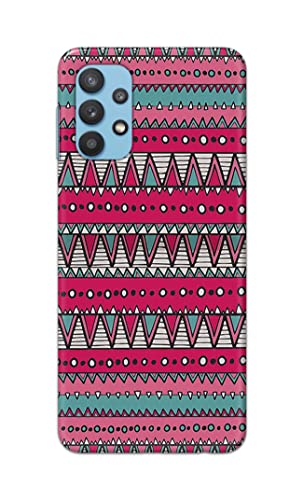 Image of Printed Hard Back Cover Case for Samsung Galaxy A32 4G Back Cover (Geometric Vintage Pattern) -1803