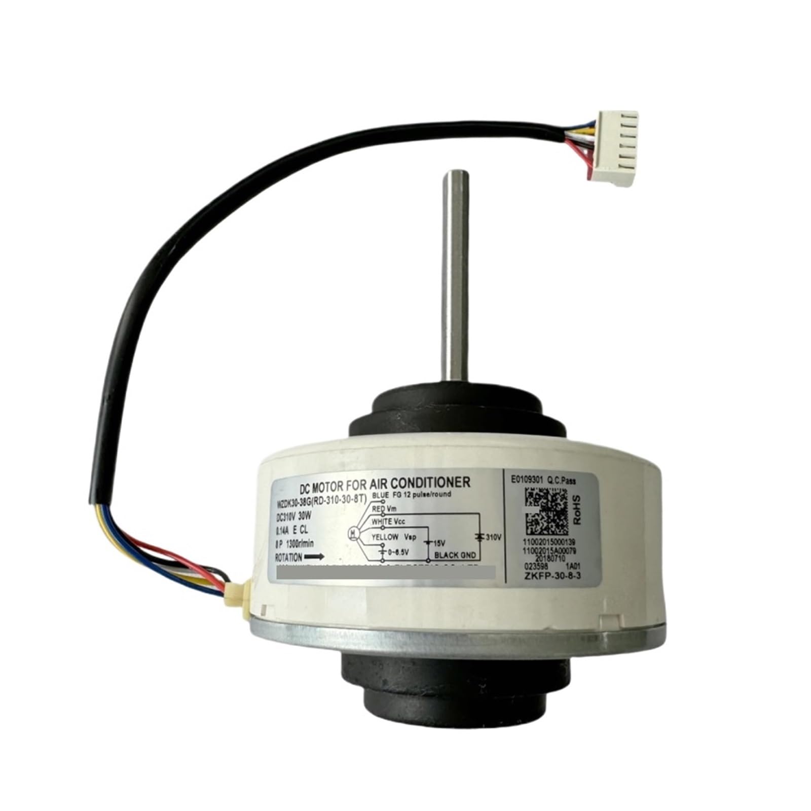 WUPLKCUIJ WZDK30-38G Air Conditioning Motor RD-310-30-8T DC Brushless Fan Motor, 30W Inverter air Conditioner Motor DC Motor