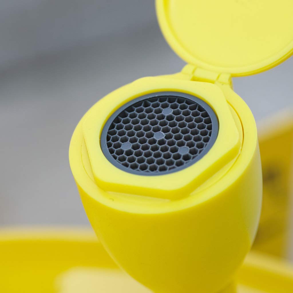 Station de douche oculaire combinée avec interrupteur à plaque poussoir gratuite – Douche au sol en acier inoxydable Équipement de rinçage d'urgence en laboratoire