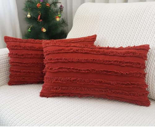 Image of TODY Cushion Cover 16 inch x 16 inch Set of 2 | Boho 16 16 Cushion Cover for Sofa, Bed | Rectangle 16x16 Cushion Covers for Home decor