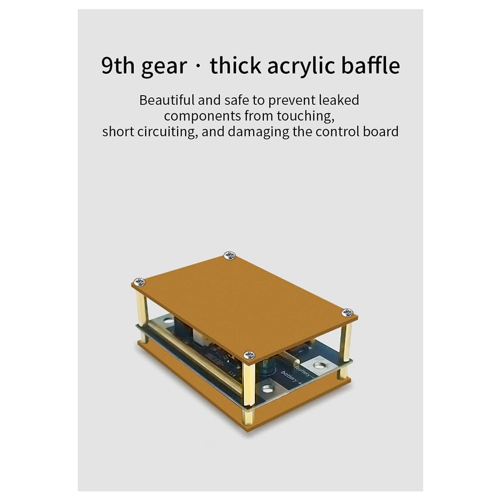 Bloepum 18650 Lithium Battery Spot Welder Parts Pen Control Board Touch Welding Machine 12V Automatic Spot 9-Speed Output Module B