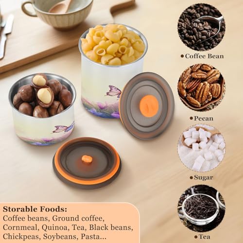 Contenedor hermético para café acero inoxidable 500 ml miniatura 5