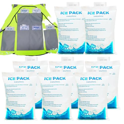 Genérico Compresas Frías - Compresas Frías De Gel Congelable | Bolsas De Enfriamiento Accesorios para Neveras para Aire Libre Correr Envíos Alimentos Trabajo Camping