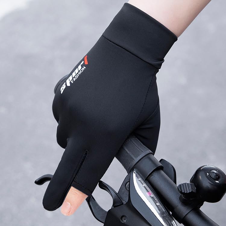FGSS Summer Fishing Gloves for Men UV Sun-Protection Cycling Gloves Anti-Slip Fingerless Gloves for Driving Hiking Outdoor - Image 6