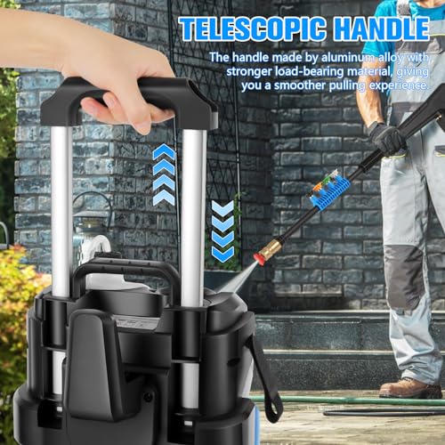 5000 PSI Electric Pressure Washer, 4.0 GPM Powerwash for Home, Car, Patio (Blue)