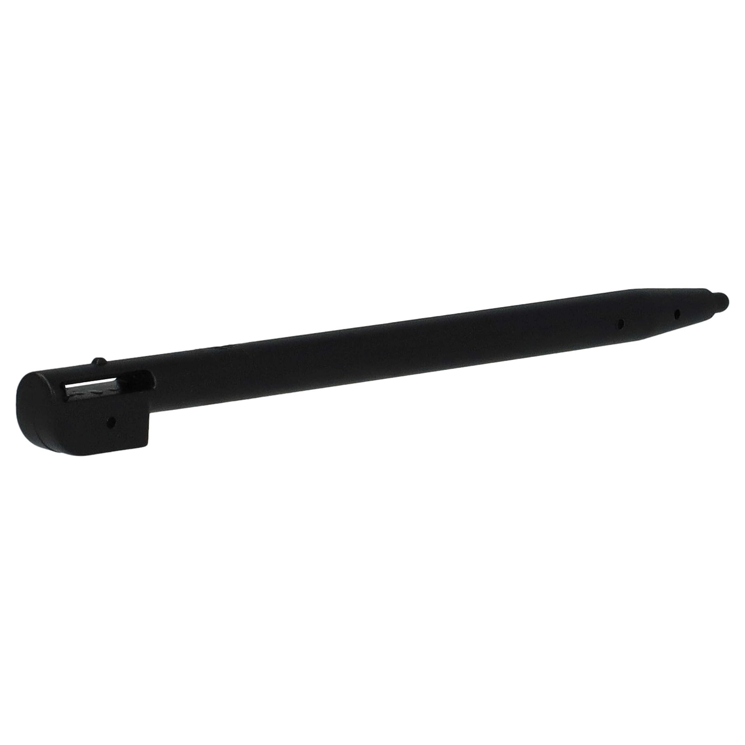 vhbw 10 x rysik kompatybilny z konsolą do gier Nintendo DSi, DSi XL, 2DS, DS Lite - 8,8 cm długości, czarny
