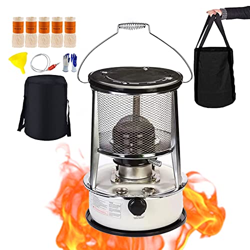 Suwooy Kerosene Stove for Indoor,Portable Petroleum Stove,4.6l/6l Kerosene Heater,Paraffin Heater for Outdoor Camping Tent Patio Hiking,Kerosene Stove Burner Without Electricity,4.6L-Red