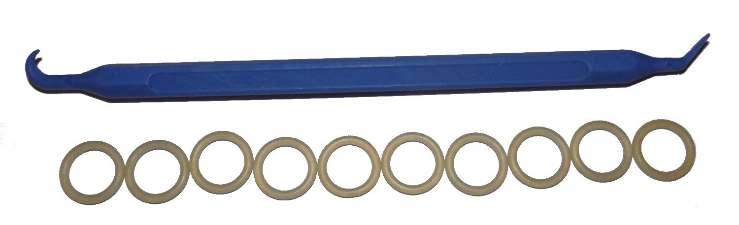 Captain O-Ring SCUBA Standard 7/16" UNF High Pressure Port / Hose Manifold POLYURETHANE 012 (10 pcs) [Bonus Pick]