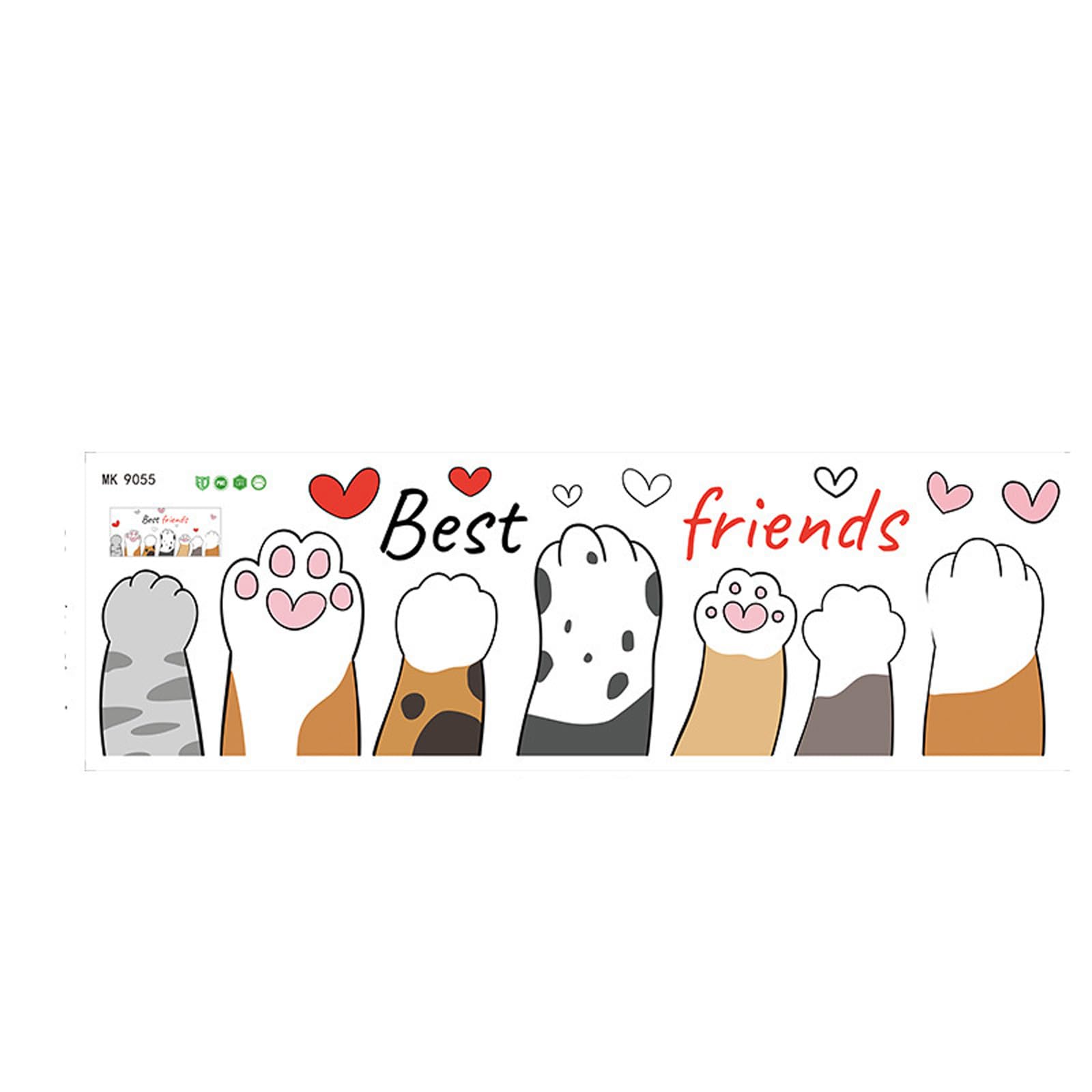 Tsophreniq D Cartoon Oor Sticker Kitten Esigning Oor Ecal For Home Safe Removable Room Ecoration Nursery Art