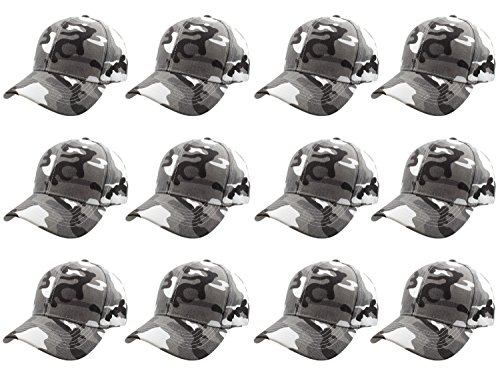 Image of Gelante Plain Blank Baseball Caps Adjustable Back Strap Wholesale LOT 12 PC'S