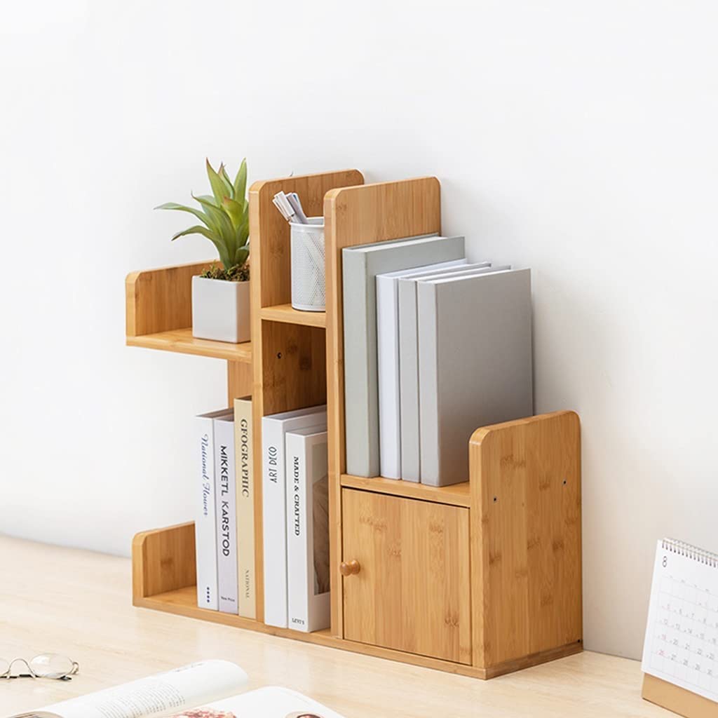 fhda Scaffale da scrivania in Legno con Porta Scaffale per Libri Piccolo Scrivania Forniture per Ufficio Organizzatori e Accessori Scaffale per espositore