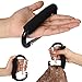 Large Stroller Hooks for Mommy, 2 pcs Carabiner Stroller Hook Organizer for Hanging Purses, Diaper Bag, Shopping Bags. Clip Fits Single/Twin Travel Systems, Car Seats (Black+Rose)