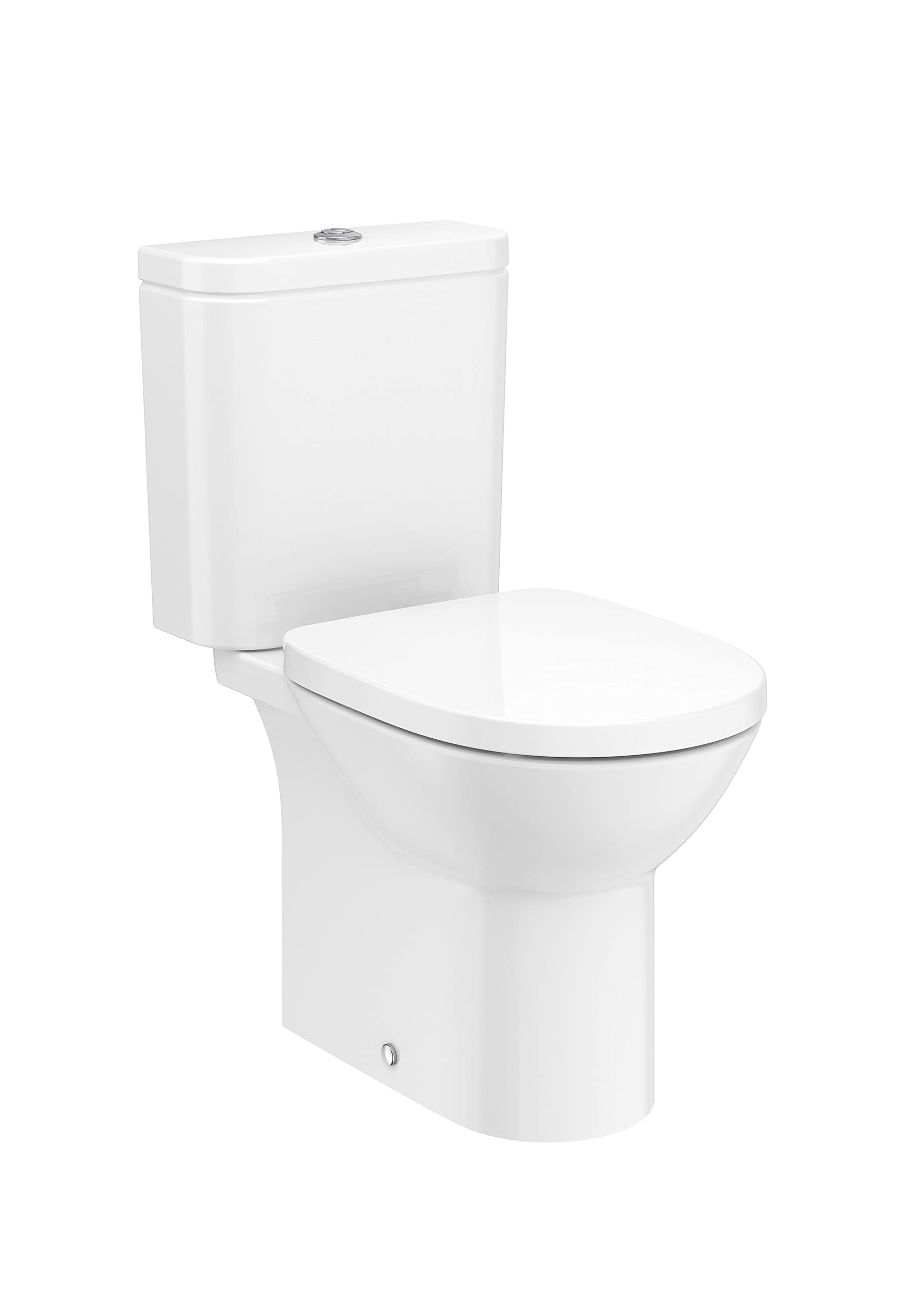 Roca A801B2200B Supralit Seat and Lid, Cushioned, Debba Round, White - Image 2