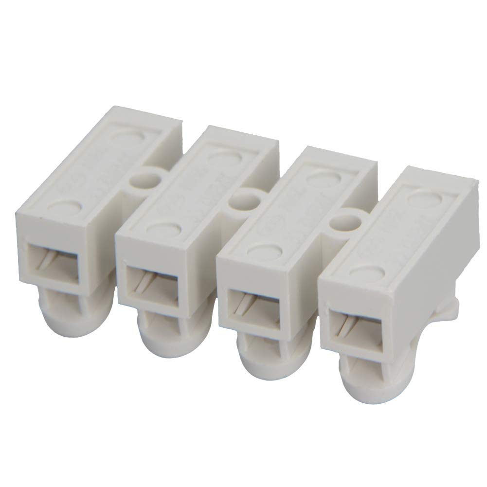 Fielect 150Pcs CH-4 Spring Wire Connectors Quick Connectors Electrical Cable Terminal Block Connectors Wiring Terminals Connector for LED Strip Light Wire Connecting