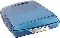 Vista 145 de Harley Tour Pack, equipaje desmontable Razor Tour Pack Maleta para Harley Touring Street Glide, Electra Glide, Road King, Road Glide Special Azul