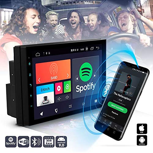 Central Multimídia ANDROID 7¨Universal 2Din GPS BT Espelhamento