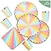 Produktbild EKKONG 48-teiliges Party-Set Rainbow, Einweg Geburtstag Geschirr Kit, Teller Becher für 16 Kinder Geburtstagsgeschenk, Kindergeburtstag, Party Deko, Baby Shower