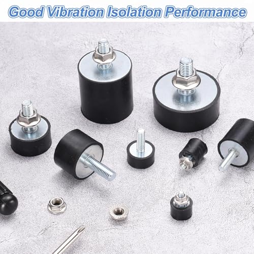 Isolateurs de vibrations M6 pour stopper les vibrations de pompe et compresseur - 4