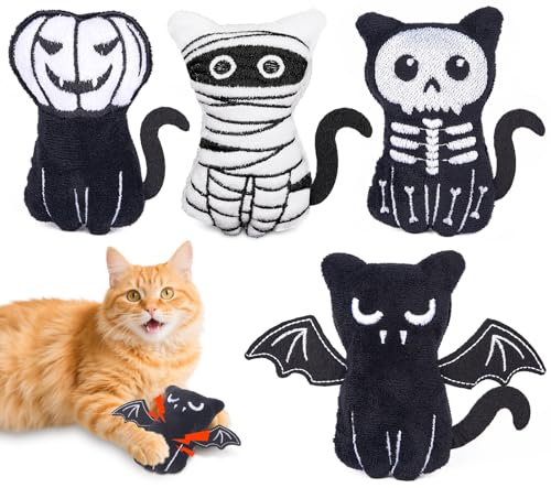 Catnip Filled Felt Bats