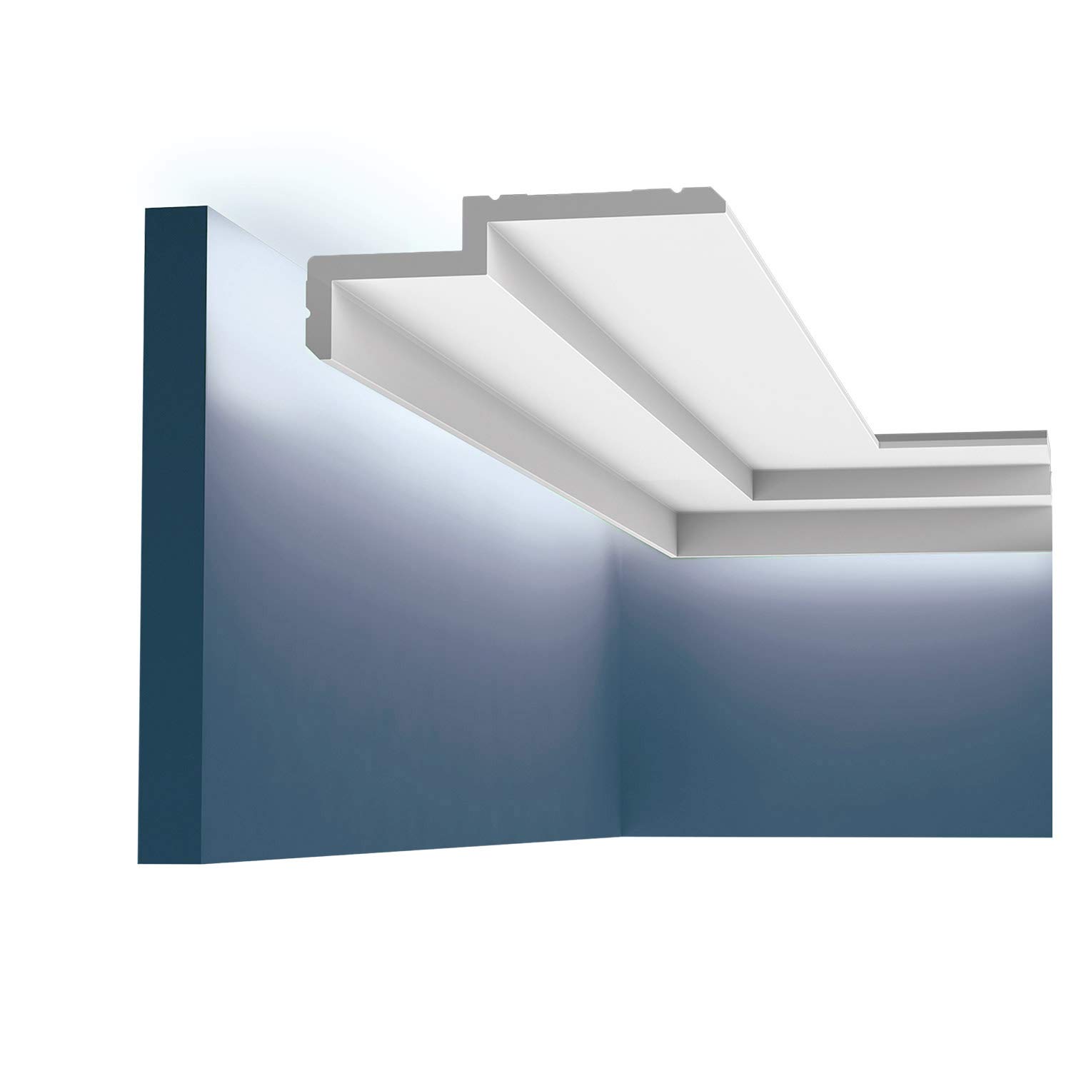 Corniche C391 STEPS Orac en mousse rigide 200 cm pour masquer les fissures d'angle et imperfections