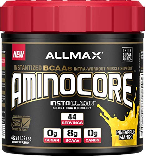 ALLMAX Nutrition, AminoCore BCAA Pineapple Mango 462g