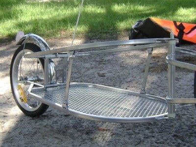 Single Wheel Bicycle Cargo Trailer