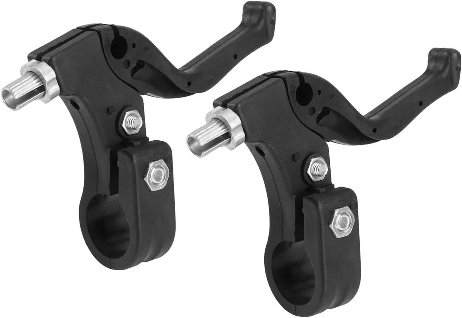 Jaexest 1Pair Children Bicycle Brake Lever Universal Plastic Child Bicycle Handle Brake Anti- Skid Bike Brake Lever for Children Bike Scooter Swing (Black)