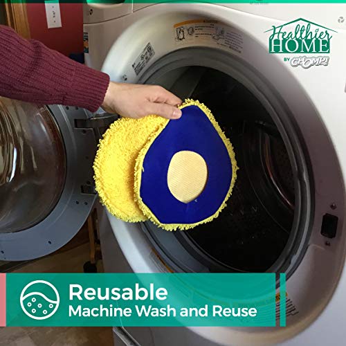 Chomp Long Handle Wall Cleaner, 5 Minute Cleanwalls Extendable Wall Washer, Ceiling Cleaner, Baseboard Duster, Telescoping Dry Dust And Wet Wash Cleaning Mop With Washable Microfiber Pad #TOP7