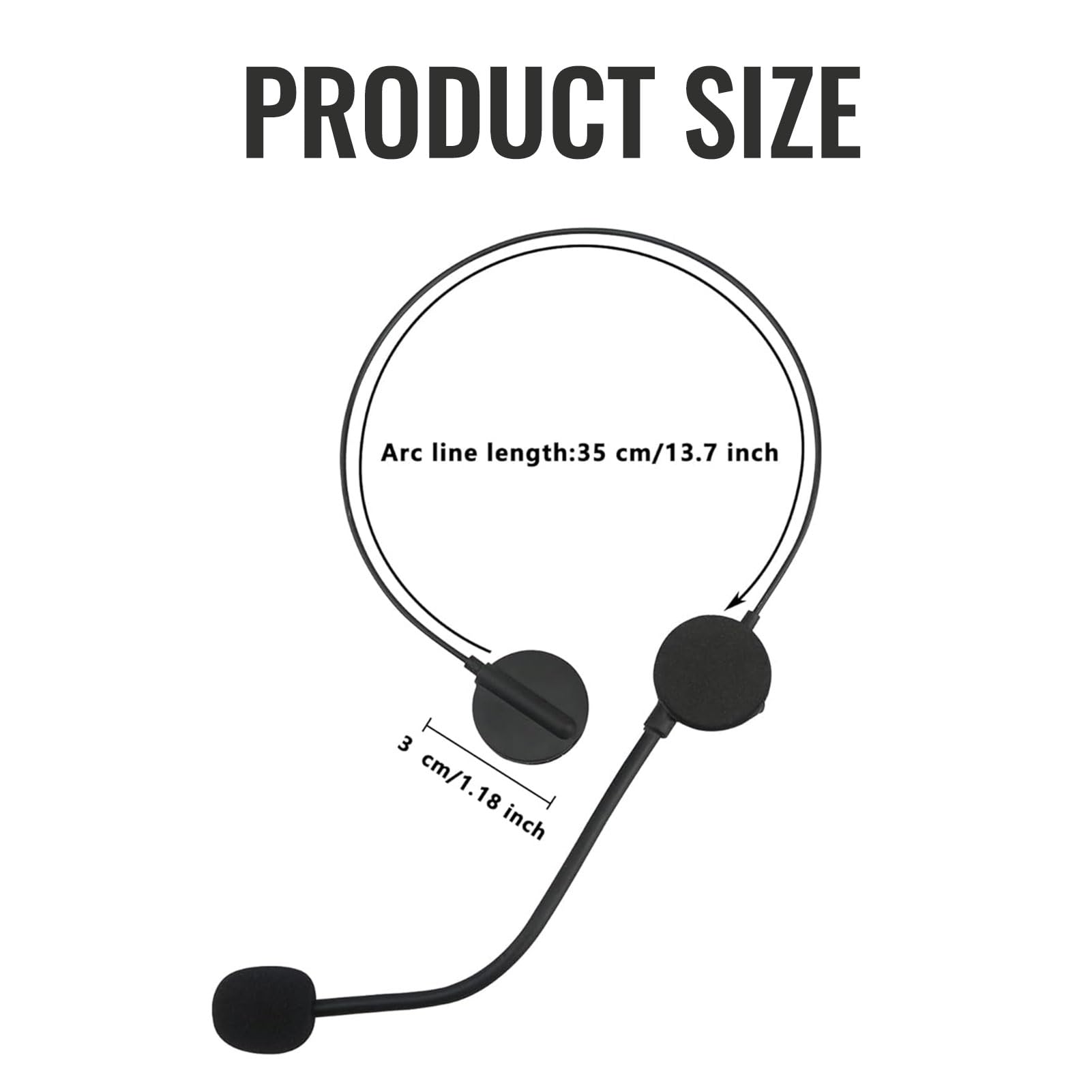 Fake Rock Star Headphone Prop, Party Cosplay Toy Headset Costume Accessories Headset Singer Microphone and Headphones Rockstar Role Playing Prop Accessories — view 7