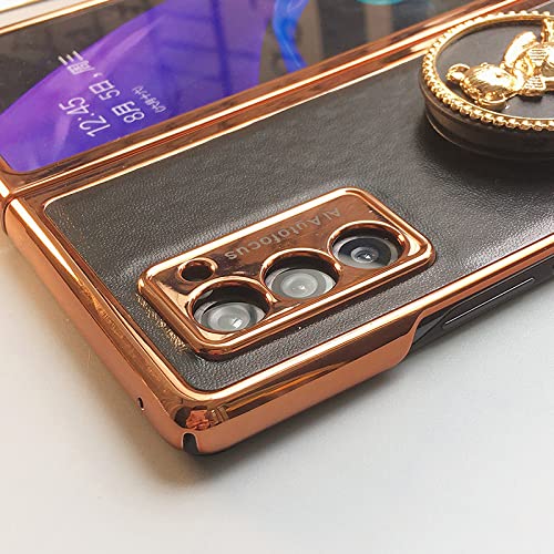 Galaxy Z Fold 4 Coque Chaîne Bracelet Ours Protection Rigide - 2