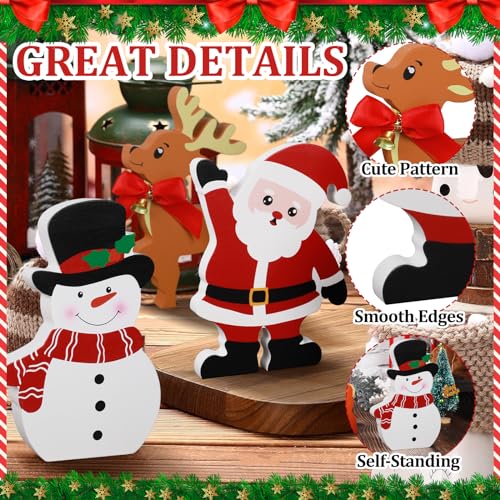 Snowman-Christmas-Decorations-Indoor-Cute-Snowman-Winter-Tiered-Tray-Decor-Set-of-3-Wooden-Snowman-Blocks-Xmas-Table-Decoration-for-Party-Home-Office-Shelf-Door-Santa-Claus-Reindeer Snowman Christmas Decorations Indoor Cute Snowman Winter Tiered Tray Decor Set of 3 Wooden Snowman Blocks Xmas Table Decoration for Party Home Office Shelf Door Santa Claus Reindeer