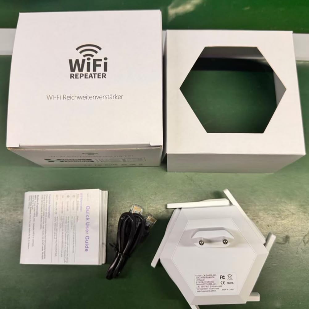 Répéteur de Signal WiFi, Haut débit Double Bande 1200 Mbps Amplificateur